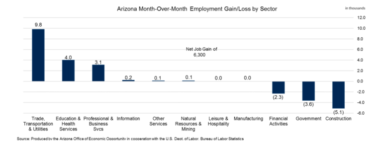 Arizona Construction Lost 5,100 Jobs in December