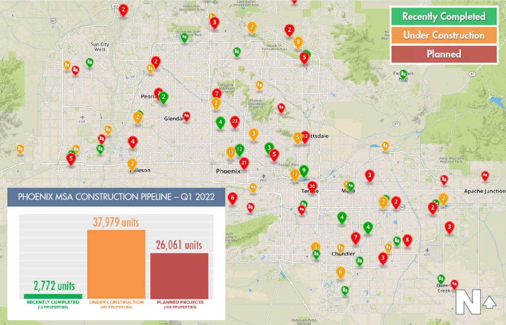 Phoenix Multifamily Pipeline and Concerns Both Rising - AZBEX
