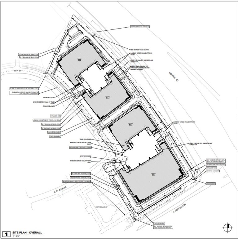 Creation Planning 4-Bldg. Flex Industrial Project in Scottsdale