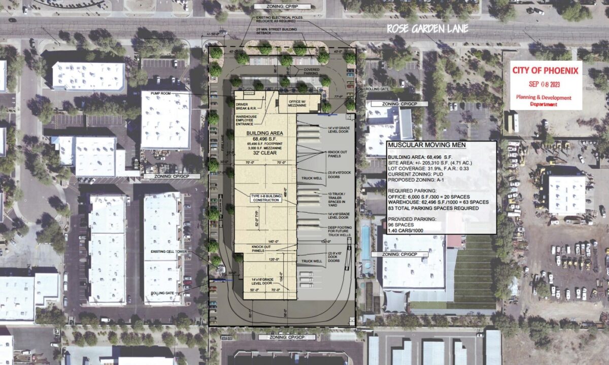 Moving Company Plans N. Phoenix Headquarters - AZBEX