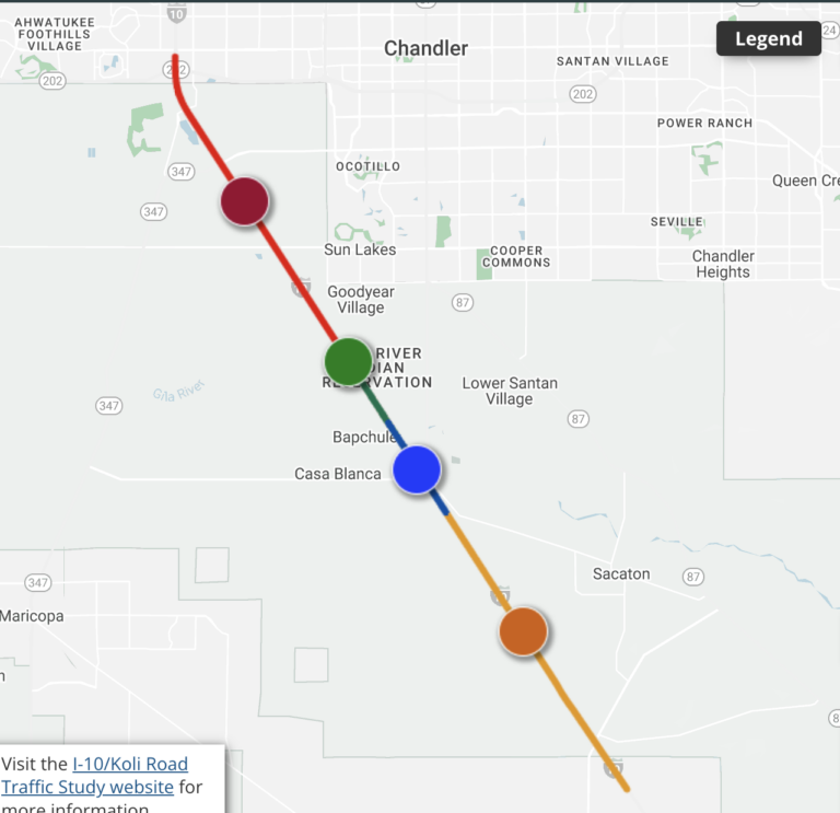 Environmental Assessment Approved for I-10 Wild Horse Pass Corridor