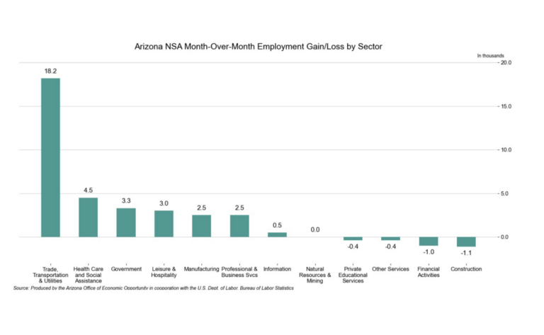 Ariz. Construction Lost 1,100 Jobs in November