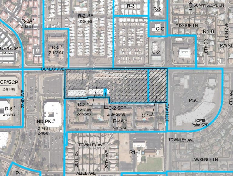 Phoenix Wants Multifamily Mixed-Use at 19th & Dunlap Light Rail