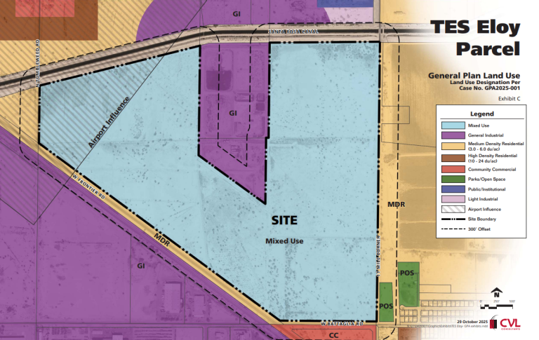 338-Acre Mixed-Use Master Plan Proposed in Eloy