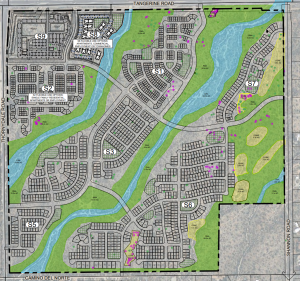 Conceptual plan for Tangerine South in Town of Oro Valley