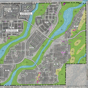 Conceptual plan for Tangerine South in Town of Oro Valley
